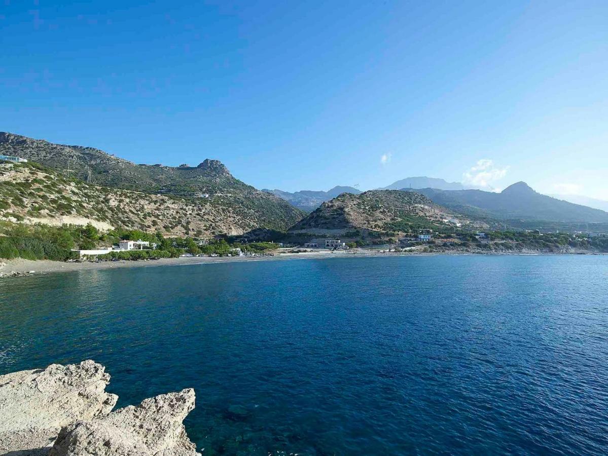Beachfront Villa On Crete - Kirvas, Member Of Pelagaios Villas Куцунари Екстериор снимка