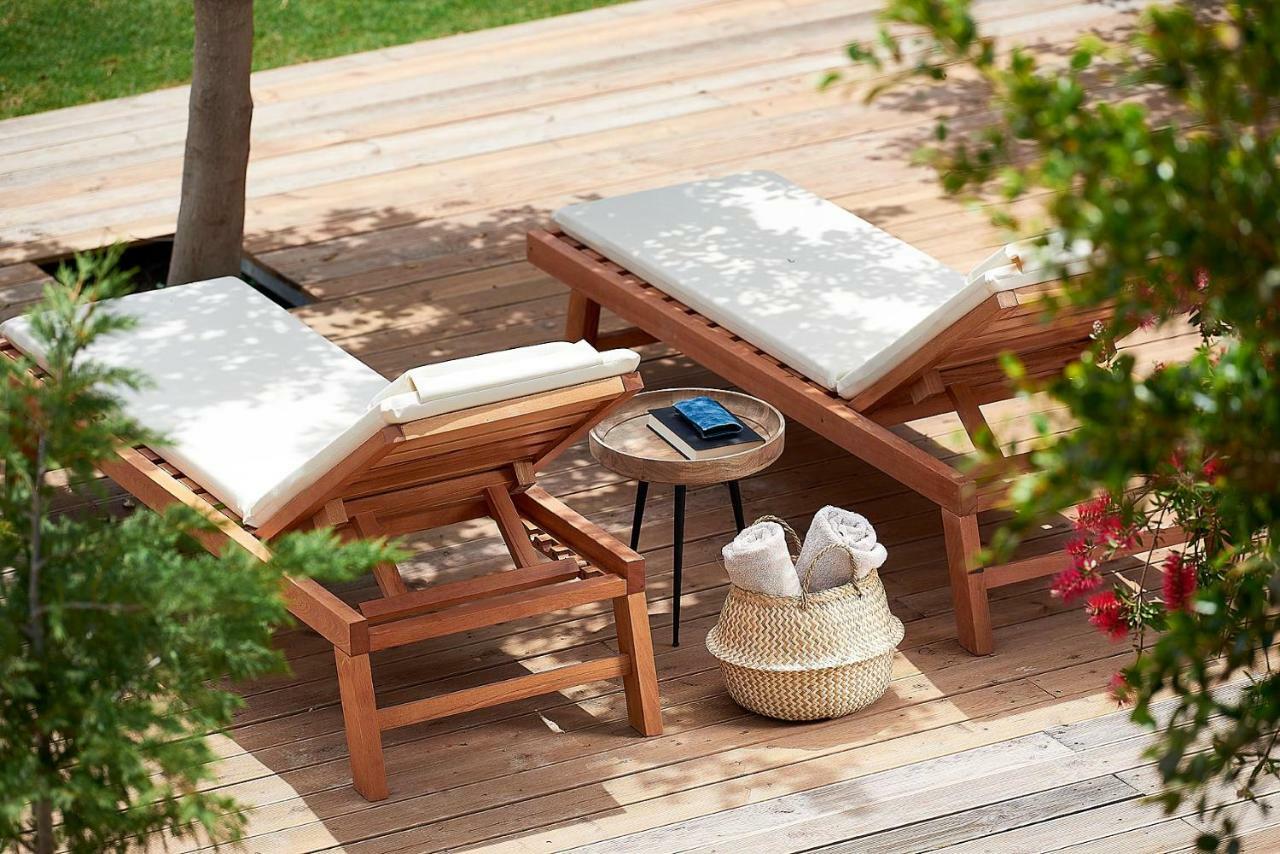 Beachfront Villa On Crete - Kirvas, Member Of Pelagaios Villas Куцунари Екстериор снимка